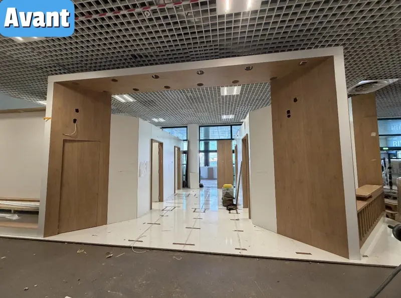 Stand avant intervention